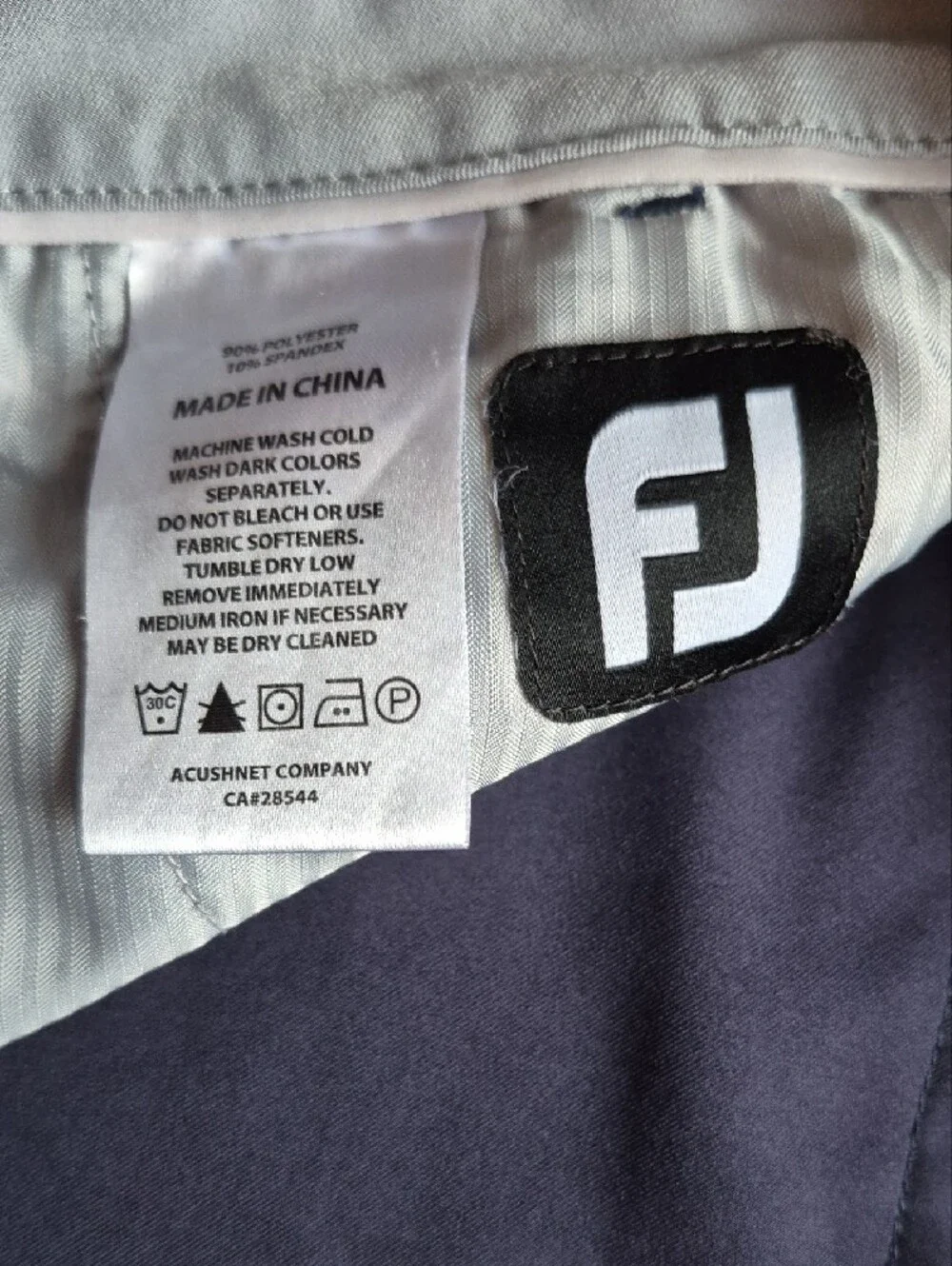 FootJoy Men's Navy Stretch Chinos